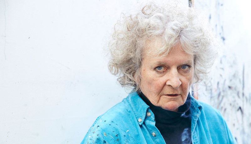 Maggi hambling in her studio photography by luke andrew walker copyright maggi hambling courtesy marlborough fine art londonthumb 4