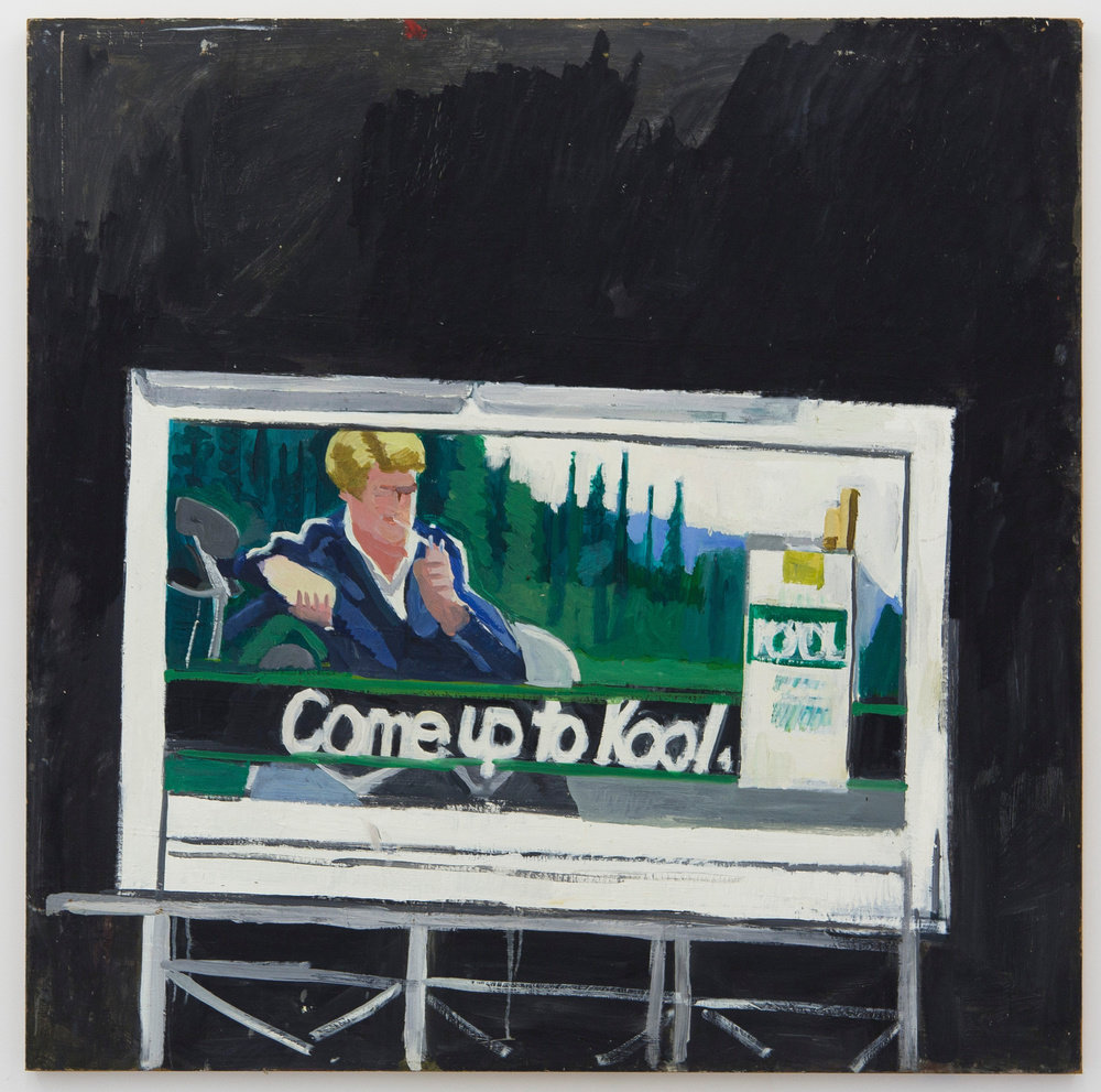 Aitken  come up to kool  1989  oil on masonite  48 x 48 in.  1221.92 x 121.92 cm  cnx 7161
