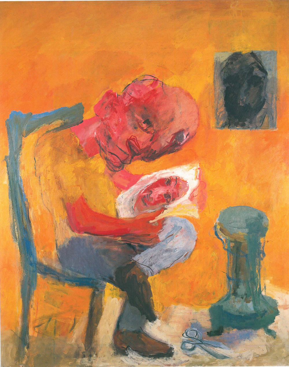 Man with paraffin stove by ken kiff marlborough