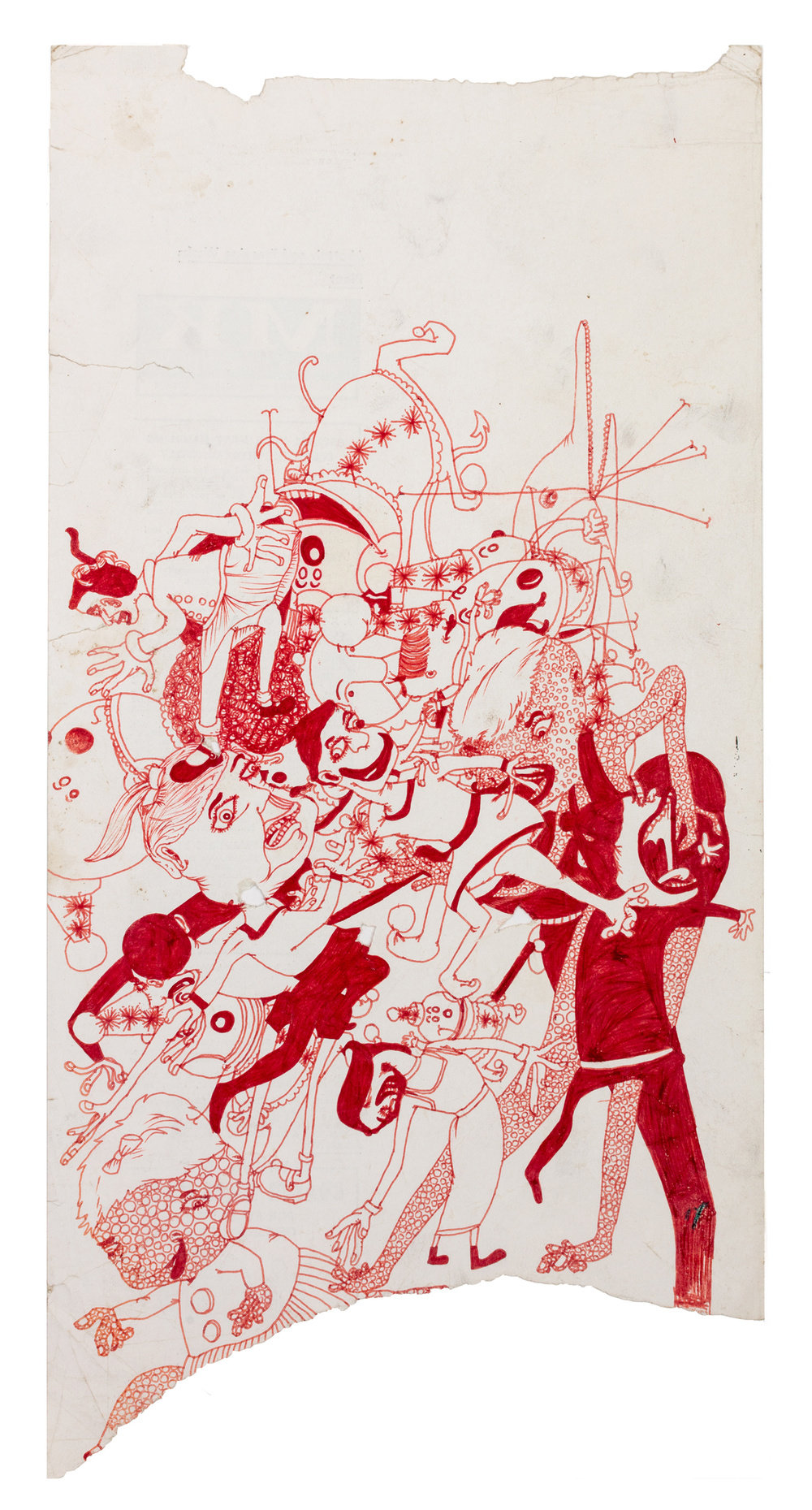 King, untitled, c. 1966 67, ink on paper, 14.25 x 7.25 in., 36.5 x 18.5 cm 370046