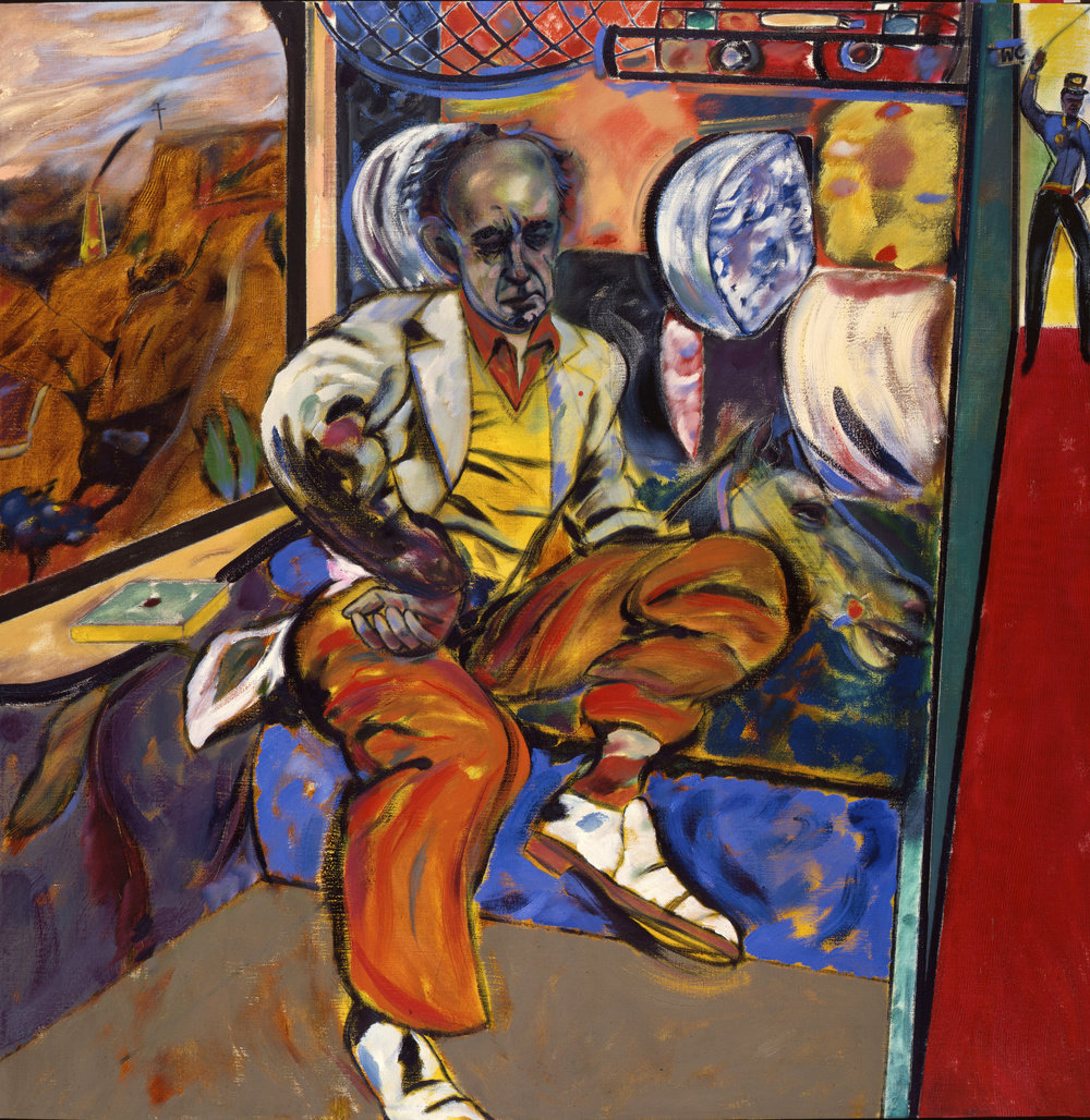 The jewish rider by r b kitaj marlborough