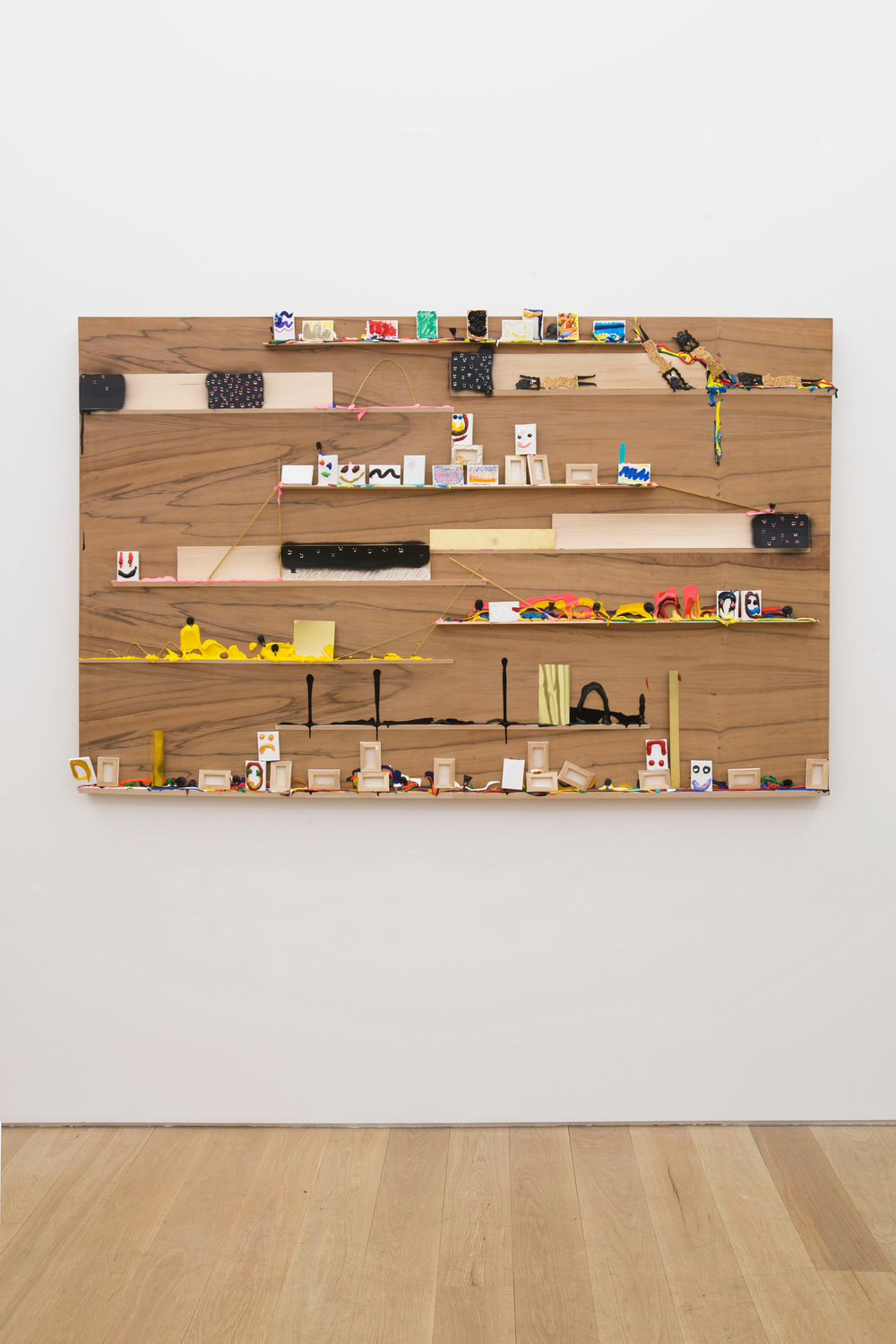 Devin troy strother, i just landed in rome, 2013, marlborough broome street, installation view 10