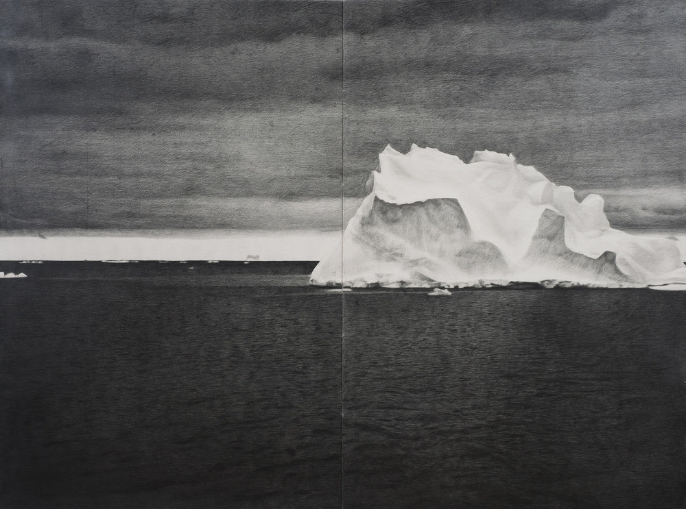 Haendel, shackleton 24, 2009, pencil on paper, 67.375 x 91.25 in. 171.13 x 231.78 cm