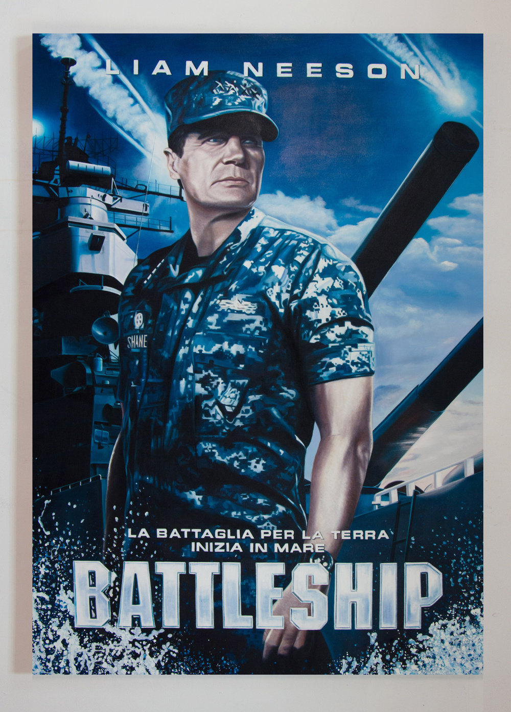 Bouchet mccarthy, liam neeson battleship, 2013, 94.5 x 67 in. 240 x 170 cm