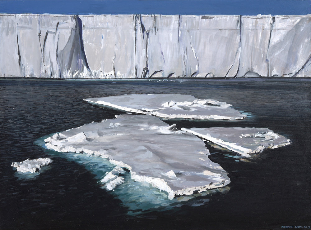Estes, antarctica i, 2013, oil on board, 14 3 4 x 20 in, non 53891