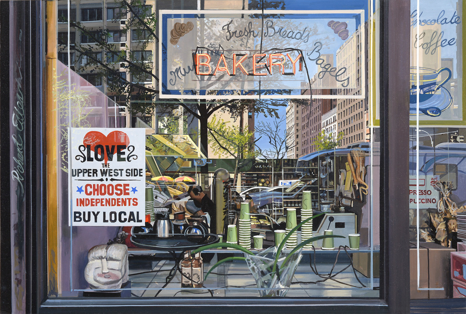 Estes, bakery, 2013, oil on board, 13 x 19 1 8 in, non 53888