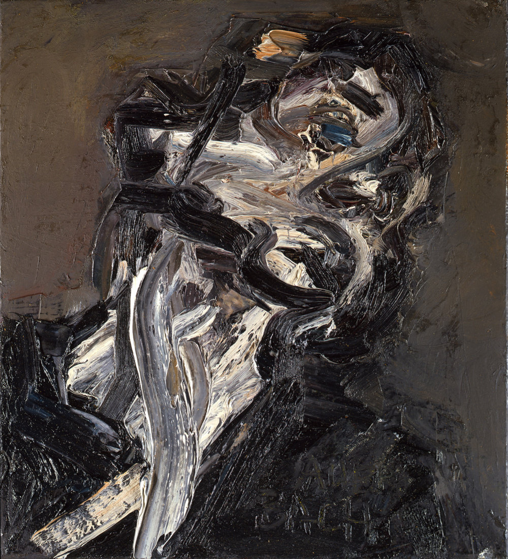 Head of j y m ii by frank auerbach marlborough