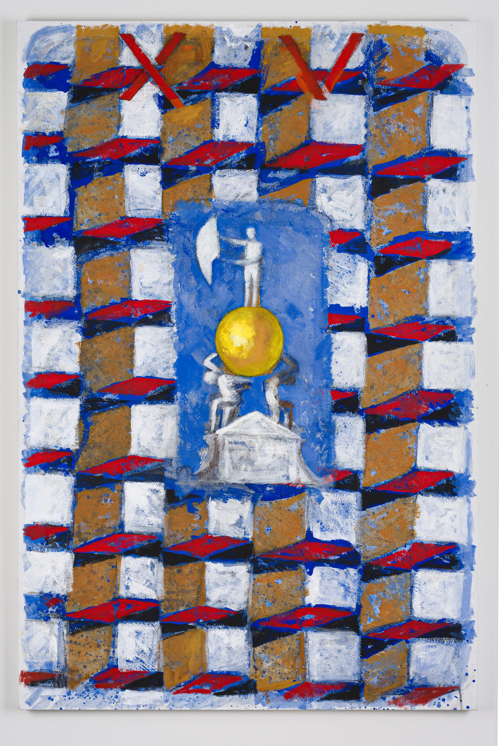 Tilson, the stones of venice dogana da mar, 2015, acrylic on canvas, 72 x 48 in., 183 x 122 cm, 313215
