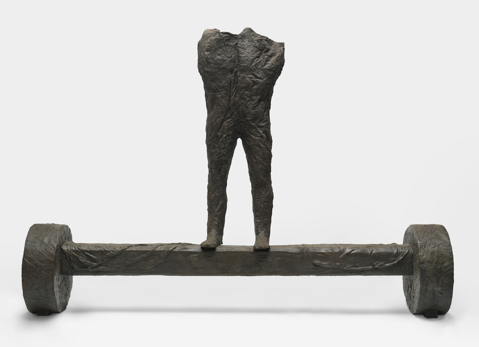 Abakanowicz, the son of gigant, 2003, bronze, 85 x 121 1 2 x 26 in, non 42 767, by grubb