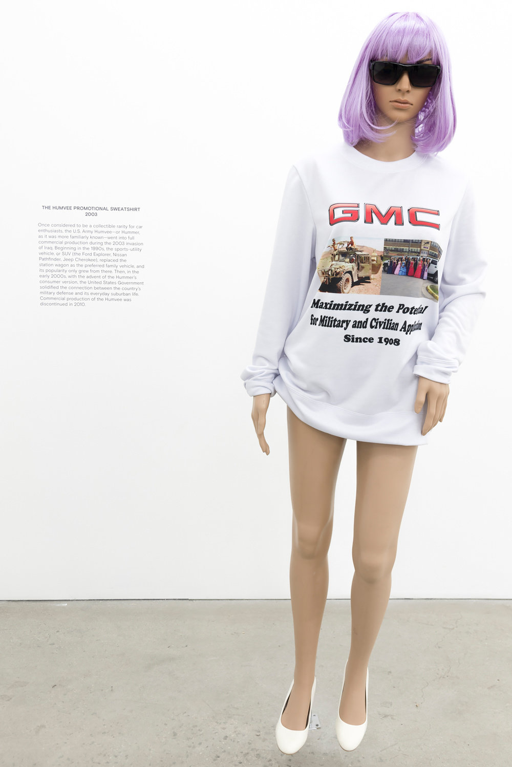 Slife, humvee promotional sweatshirt, 2018, color printed sweatshirt, 20 x 30 in., 50.8 x 76.2 cm, cnon 60.030