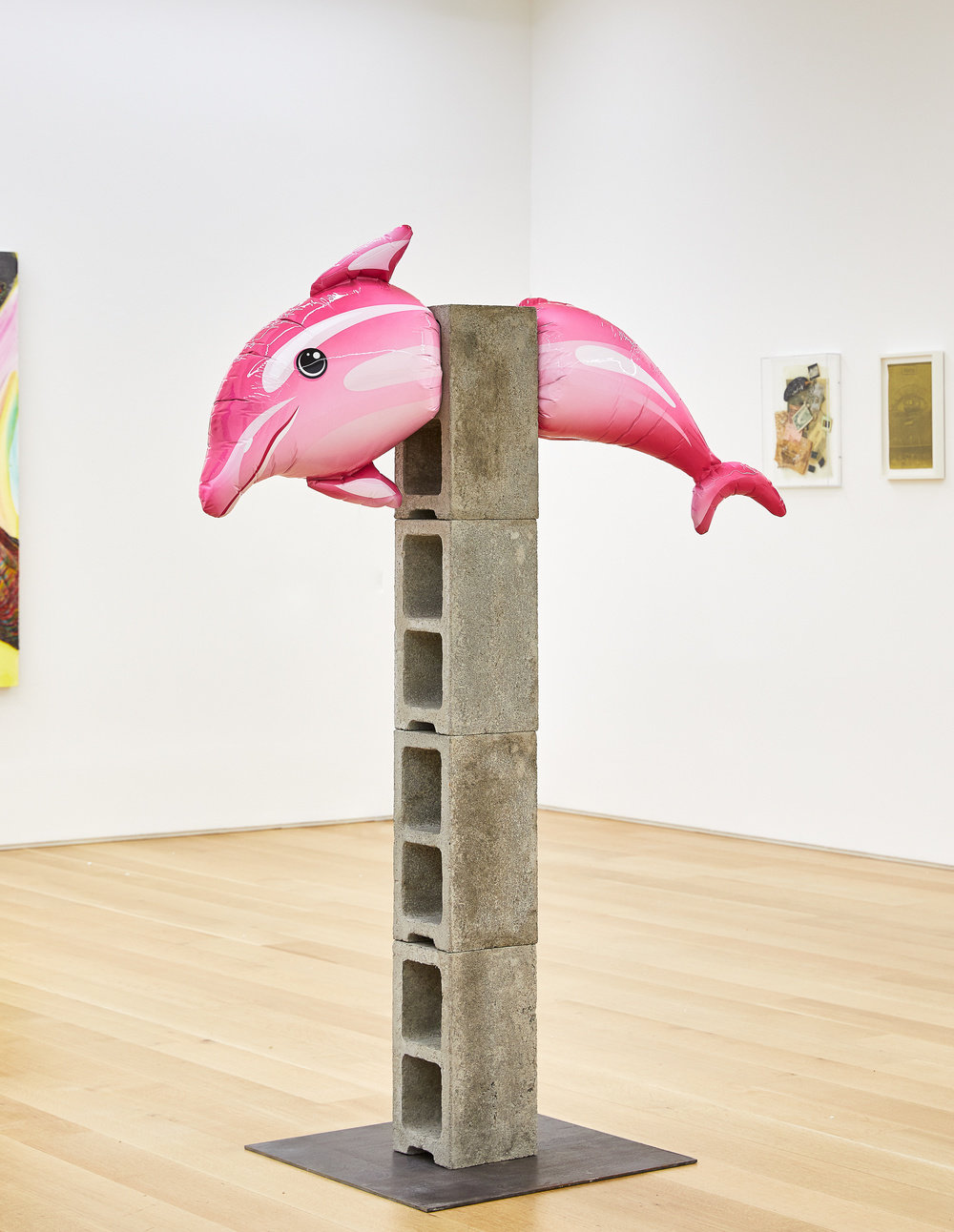Adam parker smith, fearlessly the idiot faces the crowd, 2019, mixed media, 52 x 12 x 67 in., 132 x 30.5 x 170 cm