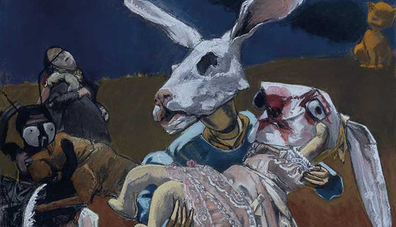 Painting by Paula Rego entitled "War" 