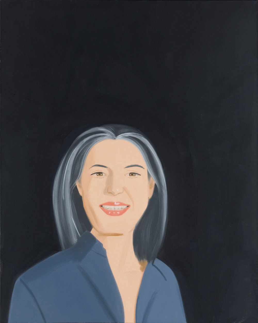 Katz ada smiling, 1993 oil on canvas 60 x 48 in photo by bill orcutt