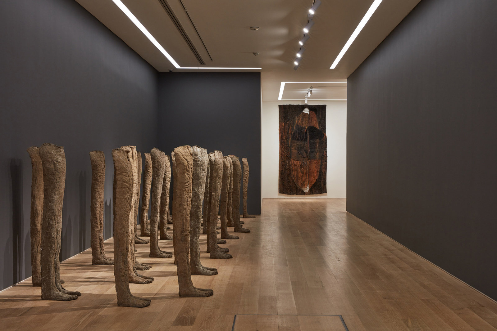 Abakanowicz, corporeal materiality. marlborough, london installation view 2 luke walker