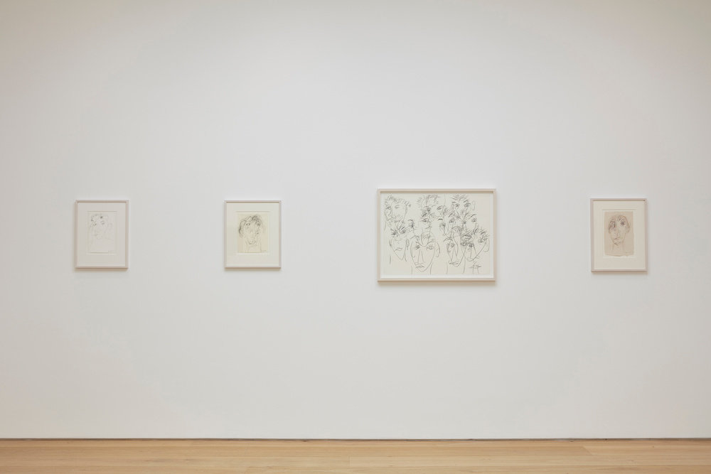 Anastasi, blind drawings. marlborough, london installation view 1 luke walker