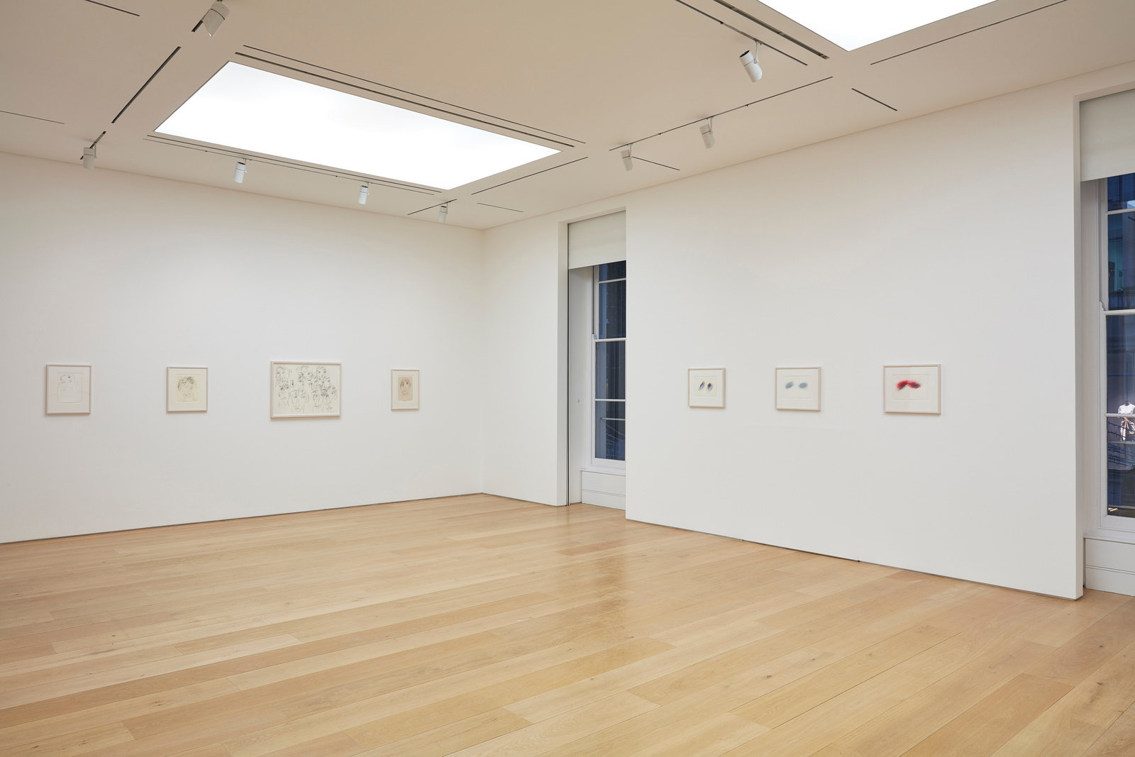 Anastasi, blind drawings. marlborough, london installation view 3 luke walker