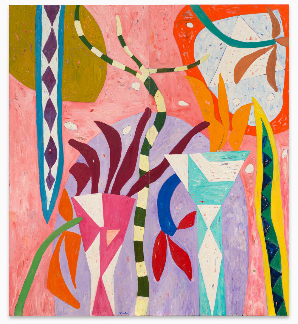 Ayres, babylonia, 2011, oil on canvas, 107 7 8 x 95 5 8 in., 274 x 243 cm