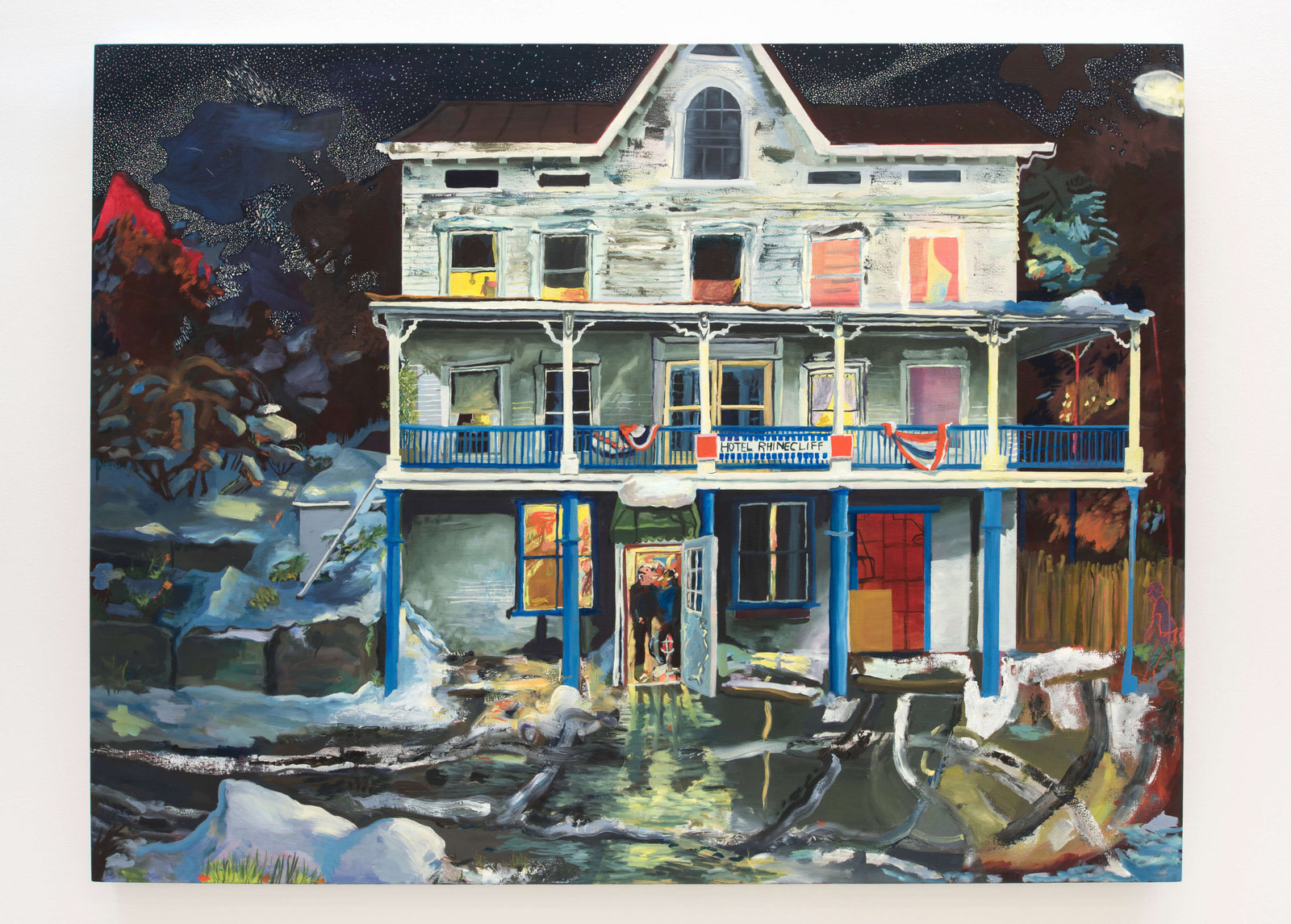Early snow rhinecliff hotel by celeste dupuy spencer marlborough contemporary new york